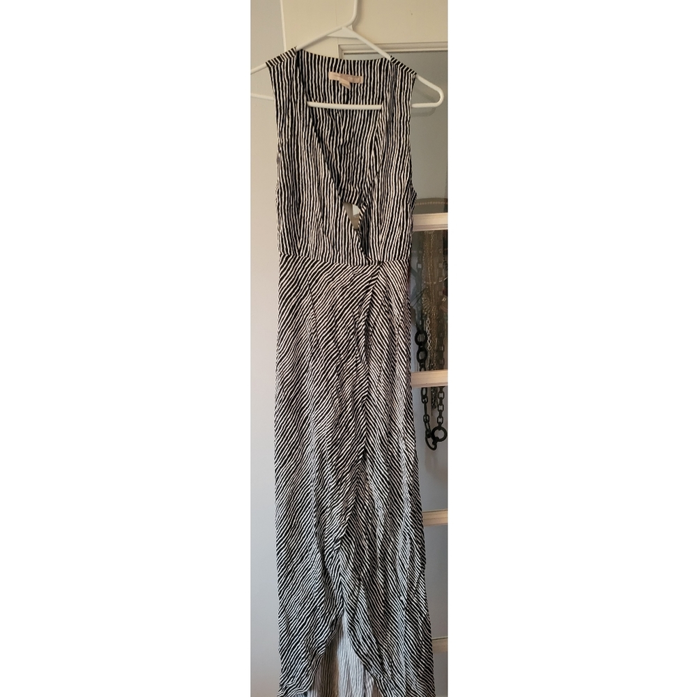 Plunge wrap dress